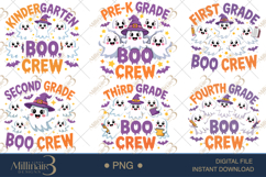Halloween Back to School Sublimation |6 Grade-Level Designs Product Image 1