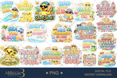 Cute Summer Kids PNG Bundle 20 Designs, Beach Vacation Baby Product Image 1