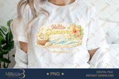 Hello Summer Crochet PNG Beachy Handmade Vibes Product Image 1