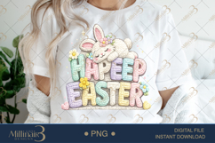 Hapeep Easter PNG, Crochet Easter Sublimation Design, Cute P Product Image 1