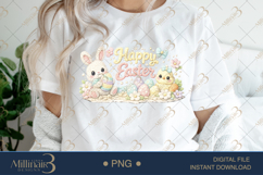 Easter Crochet Sublimation Bundle PNG,Spring Bunny and Chick Product Image 2