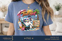 Too Hot for Cavities PNG, Funny Dental Assistant Summer Desi Product Image 1