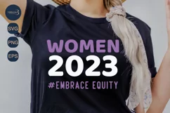 International Women's Day 2023 Svg|#EmbraceEquity Svg|Women Product Image 1