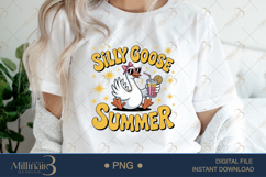 Silly Goose PNG | Funny Summer Goose Clipart Product Image 1