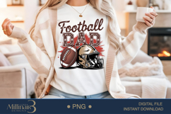 Football Dad PNG Game Day Png Sublimation for Sports Dads Product Image 1