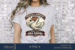Proudly Honking Since 1776 PNG, Funny Patriotic Goose Sublim Product Image 1