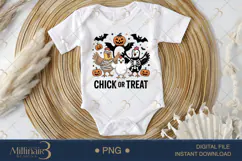 Spooky Chicken Halloween PNG |Funny Farmhouse Halloween Product Image 1