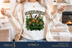 Safari Squad PNG Sublimation|Students School Png Product Image 1