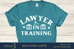 Lawyer In Training SVG PNG Sublimation |Law Graduate SVG Product Image 1