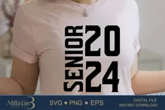 Senior 2024 SVG PNG Sublimation | Class of 2024|Graduation Product Image 1
