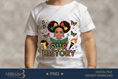 Our History PNG Design for Black History Month, African Amer Product Image 1