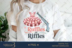 Ruffles or Rifles PNG |Gender Reveal Party Product Image 1