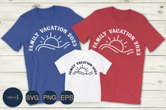 Family Vacation 2023 SVG PNG Sublimation |Spring Trip SVG Product Image 1