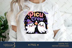 Pediatric ICU Halloween PNG |Funny Halloween Nurse Product Image 1