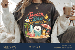 Beach Boss Summer Crew PNG, Cute Dental Assistant Summer Vac Product Image 1