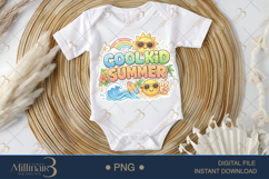 Cool Kid Summer PNG, Cute Kawaii Beach Clipart with Sunglass Product Image 1