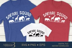 Safari SquadSVG PNG Sublimation |Family Zoo Trip , Safari Cr Product Image 1