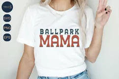 Ballpark Mama SVG PNG Sublimation |Football Game Product Image 1