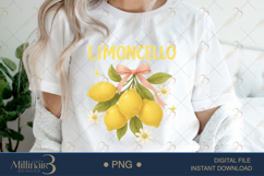 Limoncello PNG | Chic Summer Goose Clipart with Lemon Vibes Product Image 1