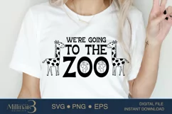 We're Going To The Zoo  SVG PNG Sublimation|Students School Product Image 2