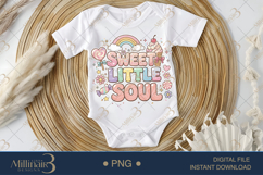 Sweet Little Soul PNG, Cute Kawaii Candy Rainbow Clipart, Pa Product Image 1