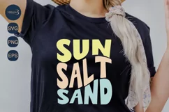 Sun Salt Sand SVG PNG Sublimation |Summer Reunion Family Tri Product Image 1