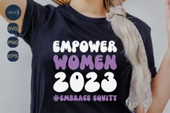 Empower Women EmbraceEquity Svg|#EmbraceEquity Svg|Women Product Image 1