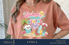 Summer Mode Dental Life PNG, Cute Dental Assistant Summer Su Product Image 1