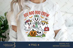 ICU Boo Boo Crew PNG |Funny Halloween Nurse Product Image 1