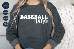 Baseball NanaSVG PNG Sublimation |Football Game | Baseball Product Image 1