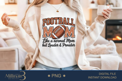 Football Mom PNG Game Day Sublimation Design Product Image 1