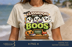 Halloween Classroom Chaos PNG Bundle for Teachers, 20 Cute Product Image 2