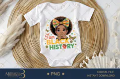 Am Black History PNG for Black History Month Shirt, African Product Image 1