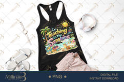 Teaching In The Sunshine PNG Funny Teacher Summer Clipart | Product Image 1