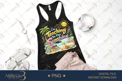 Teaching In The Sunshine PNG Funny Teacher Summer Clipart | Product Image 1
