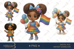 Pride Parade Party PNG | Pride Month Gay Lesbian Pride Flag Product Image 1