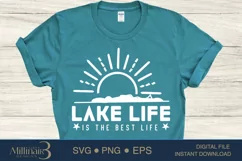 Lake Life is the Best Life SVG PNG Sublimation |Baby Shower Product Image 1
