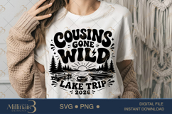 Funny Lake Vacation Quotes SVG PNG Bundle, Lake Trip Shirt Product Image 2