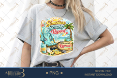 Sunshine Scrubs Repeat PNG, Dental Assistant Summer Sublimat Product Image 1