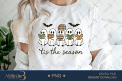 Halloween Book Lover PNG| Fall Reading Design Product Image 1