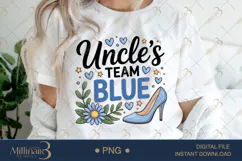 Uncle’s Team Blue PNG |Gender Reveal Party Product Image 1