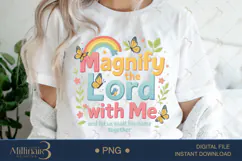 Magnify The Lord And Exalt His Name Together PNG, VBS Crew Product Image 1