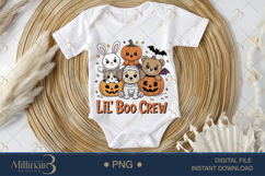 Lil Boo Crew PNG |Cute Halloween Group Design for Kids Product Image 1