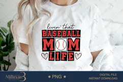 Baseball Mama Coquette Bow PNG | Coquette Bow Sports Png Product Image 1