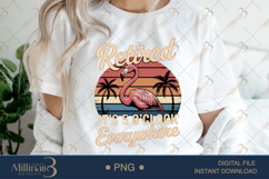 Retired It’s 5 O’Clock Everywhere PNG |Retirement Party Product Image 1