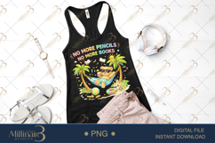 No More Pencils No More Books PNG Funny End of School Clipa Product Image 1