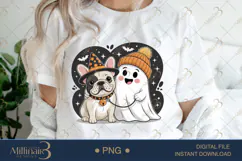 Spooky Season Paw PNG |Ghost Dog, Pumpkin Pu Product Image 1