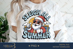 Sleigh All Summer PNG | Halloween Sublimation Product Image 1
