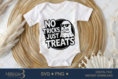 No Tricks Just Treats SVG PNG,Halloween Spooky Product Image 1