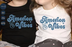 America Vibes Smiley SVG PNG Sublimation America|4th Of July Product Image 1